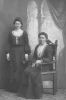 Elizabeth and her sister Agatha (seated).